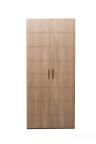 GD-10013/2-3 Шкаф Alto двухд c полками, цвет дуб Урбан Кофейный, фасад глухой 100*57*228.5см 