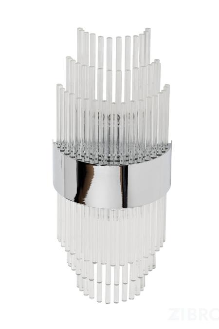 92EL-YG59021S-2W Бра хром, стекло прозр. 20*10*h.50см 