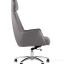 Компьютерное кресло TopChairs Viking офисное серое обивка экокожа, металлический каркас 