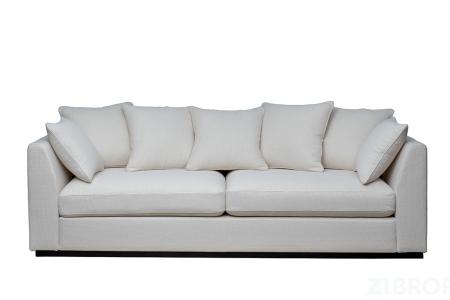 Диван Roberto трехместный, рогожка кремовый BOTEGA SVBEG 250*100*90см 
