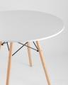 Eames D90, 2 стула Eames DSW белые 