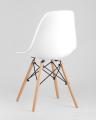 Eames D90, 2 стула Eames DSW белые 