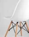 Eames D90, 2 стула Eames DSW белые 
