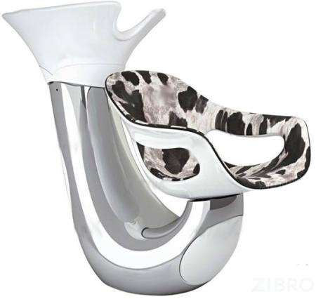 Мойка парикмахерская - ALLUMINIUM CLOUD (BACKSIDE LAQUERED)
