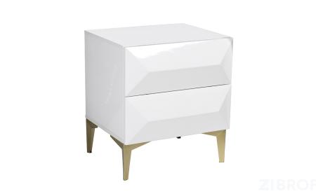 40AD-CB251 Тумбочка белая 50*45.5*57 см 