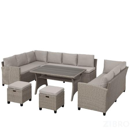 Комплект плетеной мебели AFM-370B Beige 