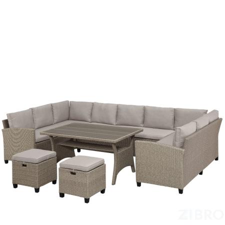 Комплект плетеной мебели AFM-370B Beige 
