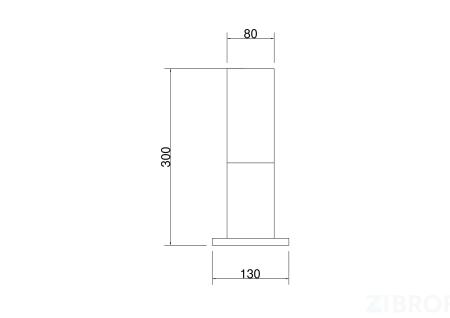 Ландшафтный светильник Outdoor O418FL-01B 