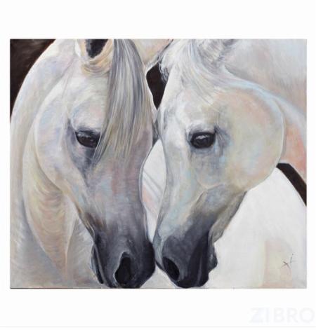 89VOR-AQUARELLE17 Холст "Притяжение" 90*60см 