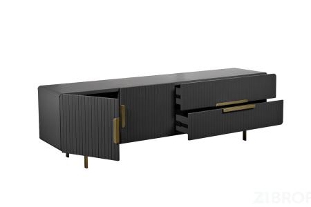 40AD-CB0006A Тумба под ТВ серая 180*42*55 см 