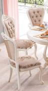 Стул Maris MK-5420-BO (цвет патины: золото) 53х48х113 см Беленый дуб 