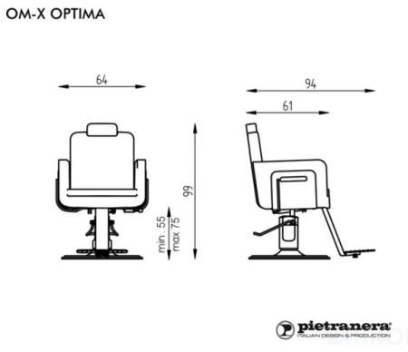 Парикмахерское кресло - OM-X 