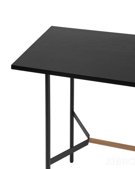 Стол барный Knobb 120*60 черный 