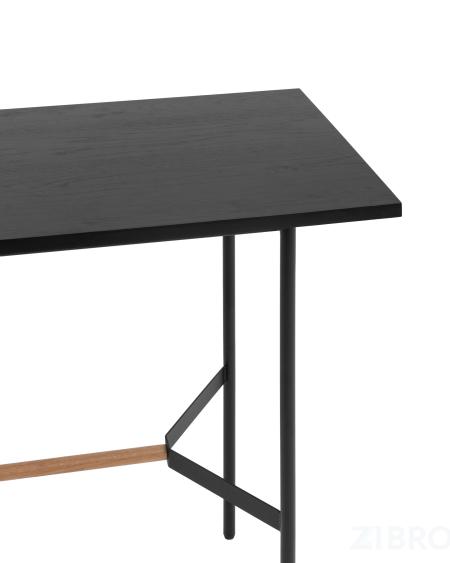 Стол барный Knobb 120*60 черный 