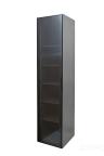 GD-10014-6 Шкаф Alto пенал c полками,цвет серый Кобальт, дверце стекло(тонир) 50*57*228.5см 