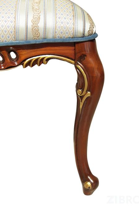 Стул Lorans MK-5437-СO (цвет патины: золото) 50х50х108 см Карамельный дуб 