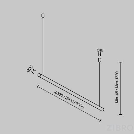 Комплектующие для текстильной подвесной системы Technical TRA130SWK-B 