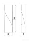 Настенный светильник (бра) Outdoor O040WL-L11B3K 