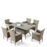Комплект плетеной мебели AFM-195-6Pcs Beige (6+1) 