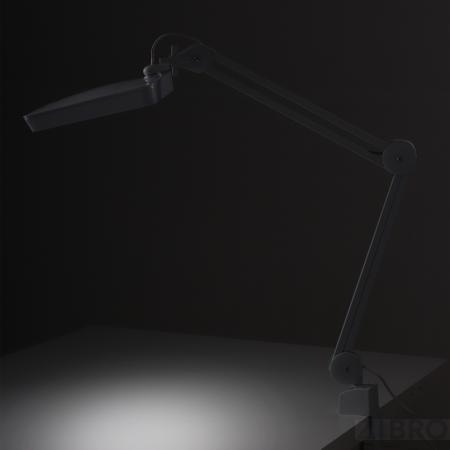 Лампа лупа Med-Mos 9002LED (9008LED-D-189) бестеневая, на штативе (FS2), с РУ, П-образная, на 84 светодиода 