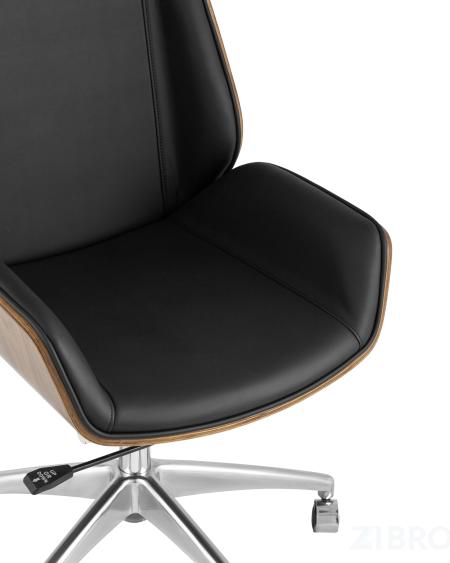 Кресло компьютерное руководителя TopChairs Crown, черное УЦЕНКА 