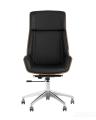Кресло компьютерное руководителя TopChairs Crown, черное УЦЕНКА 