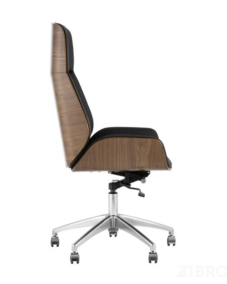 Кресло компьютерное руководителя TopChairs Crown, черное УЦЕНКА 