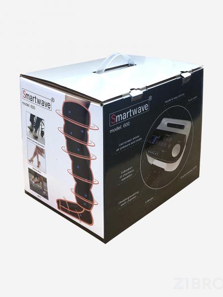 Лимфодренажный массажер Smartwave 600, комплект с манжетами для ног и манжетой для талии 