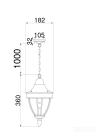 Подвесной светильник Outdoor O027PL-01B 