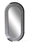 KFG152 Зеркало овальное в раме из кристаллов 60*120см 