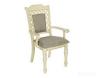 Стул Charlize MK-4521-IV с подлокотниками (цвет патины: коричневый) 51х56х103 см Слоновая кость 