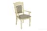 Стул Charlize MK-4521-IV с подлокотниками (цвет патины: коричневый) 51х56х103 см Слоновая кость 