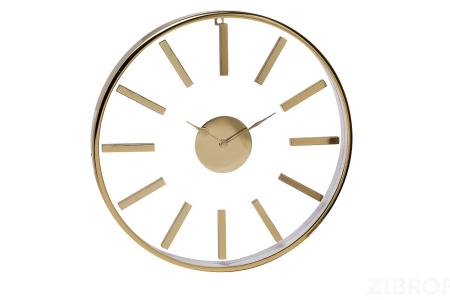 79MAL-5710-46G Часы настенные цвет золото d46см 