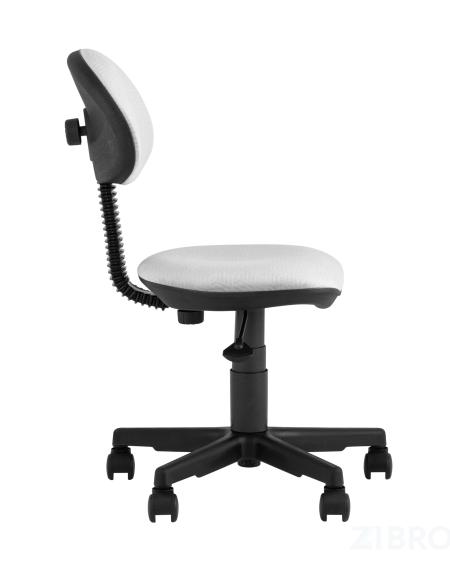 Компьютерное кресло детское УМКА геометрия серый обивка ткань крестовина пластик механизм регулировки высоты 